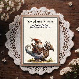Any Occasion Gnome and Elven Warrior Storybook Postkarte