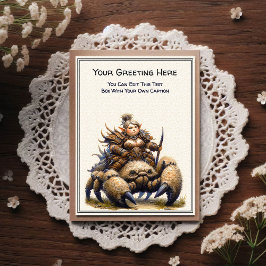 Any Occasion Gnome and Elven Warrior Storybook Postkarte