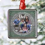 Any Text 1 Foto Peace Liebe Joy Rustic Imitats Woo Ornament Aus Metall<br><div class="desc">Feiern Sie die Urlaubsfreuden mit einem maßgeschneiderten Imitat aus Foto und Metall. Bild und Text auf dieser Vorlage sind einfach zu personalisieren. (IMAGE & TEXT DESIGN TIPS: 1) Um die Position der Formulierung anzupassen, fügen Sie Leerzeichen am Anfang oder Ende. 2) Um das Foto genau so zu zentrieren, wie Sie...</div>