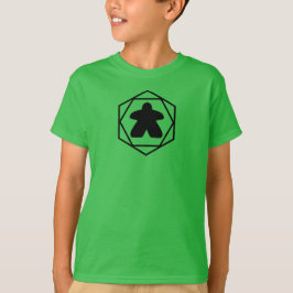 Anytime Meeple Black Art Boys Shirt
