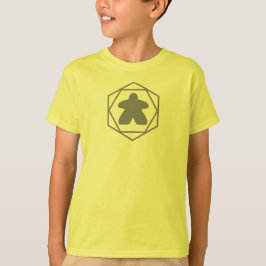 Anytime Meeple Gray Art Boys Shirt