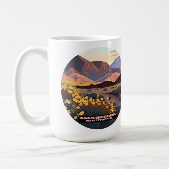 Anza Borrego Desert Staat Park California Kaffeetasse (Links)