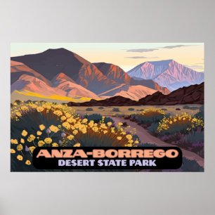 Anza Borrego Desert Staat Park California Poster
