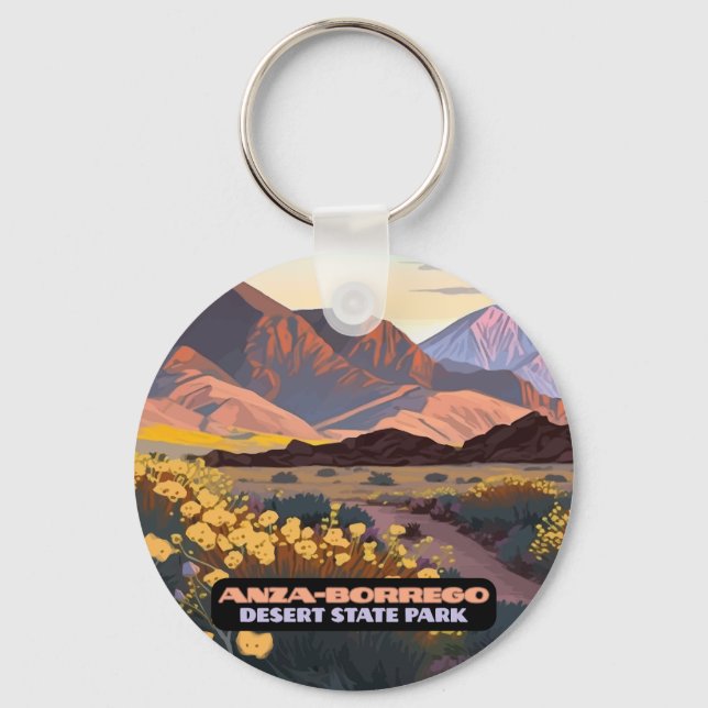 Anza Borrego Desert Staat Park California Schlüsselanhänger (Vorderseite)