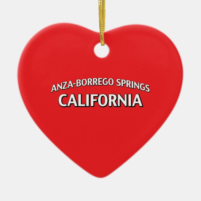 Anza-Borrego springs California Keramik Ornament (Vorne)