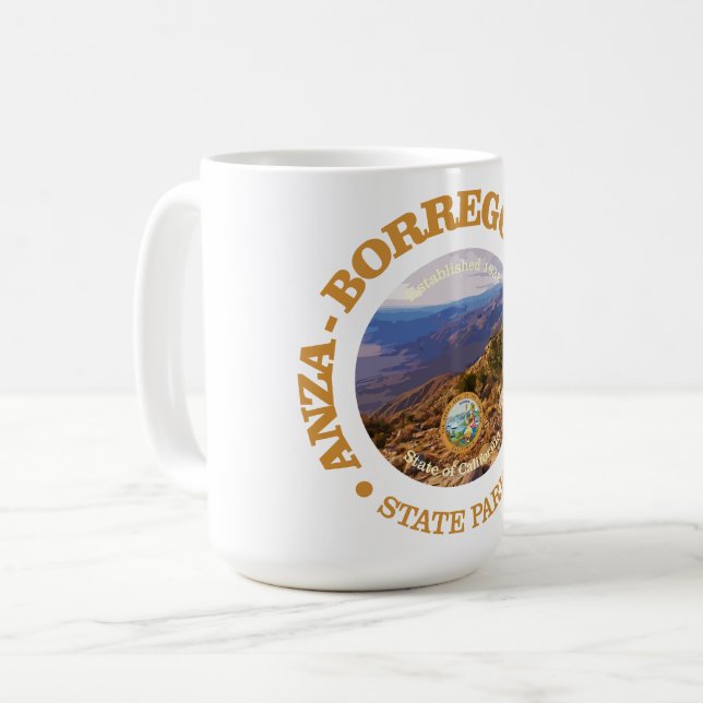 Anza-Borrego Wüste SP Kaffeetasse (Vorderseite Links)