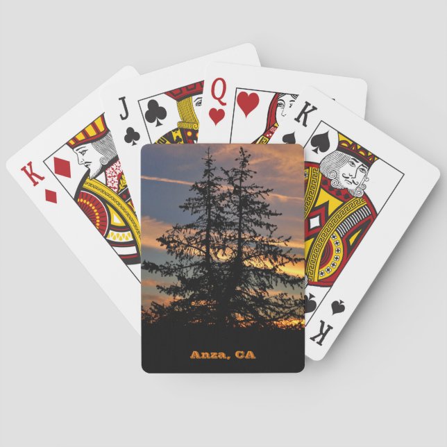 Anza, CA Spielkarten (Rückseite)