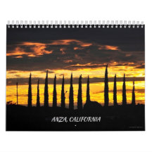 Anza, Kalifornien Zwölfmonatskalender