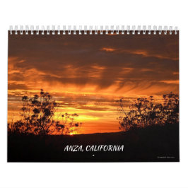 Anza, Kalifornien Zwölfmonatskalender Kalender