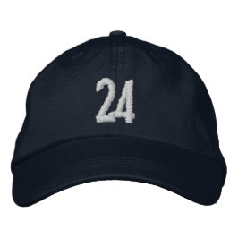 Anzahl der bestickten Zahlen Bestickte Baseballkappe