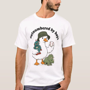 Anzahlmäßig von Jungen überwogen Muttertag T-Shirt