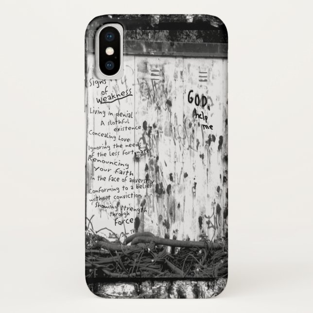 Anzeichen von Schwäche Case-Mate iPhone Hülle (Rückseite)