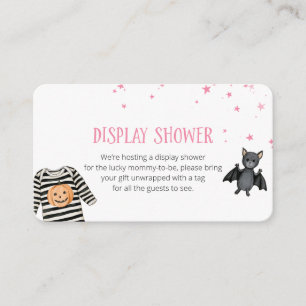Anzeige Baby Shower Halloween Baby Shower Begleitkarte