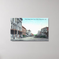 Anzeige der dritten Straße von der Post