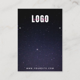 Anzeige der Logoproben für kosmische Galaxie-Nacht Visitenkarte