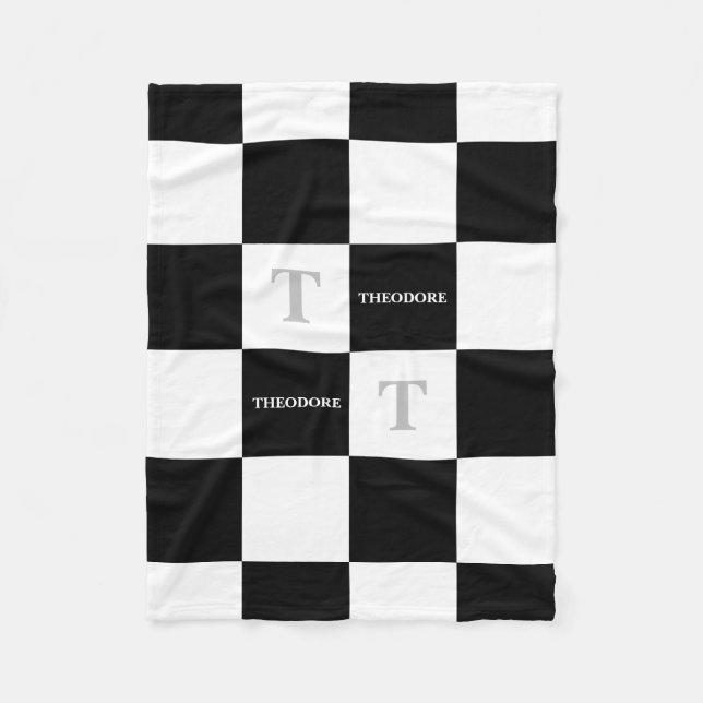 Anzeige des Theodornamens Custom Unisex Kinderzimm Fleecedecke (Vorderseite)
