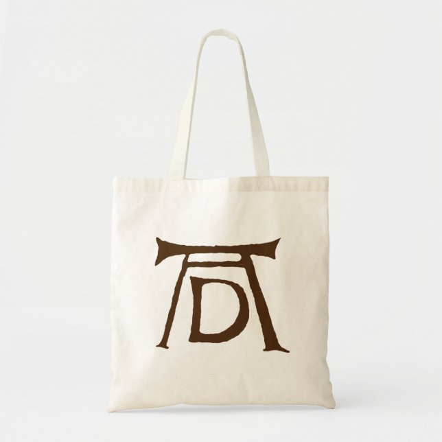 ANZEIGE Durer Monogramm Tragetasche (Vorne)