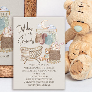 Anzeige Dusche Boho Kinderzimmer Geschenkanhänger Begleitkarte