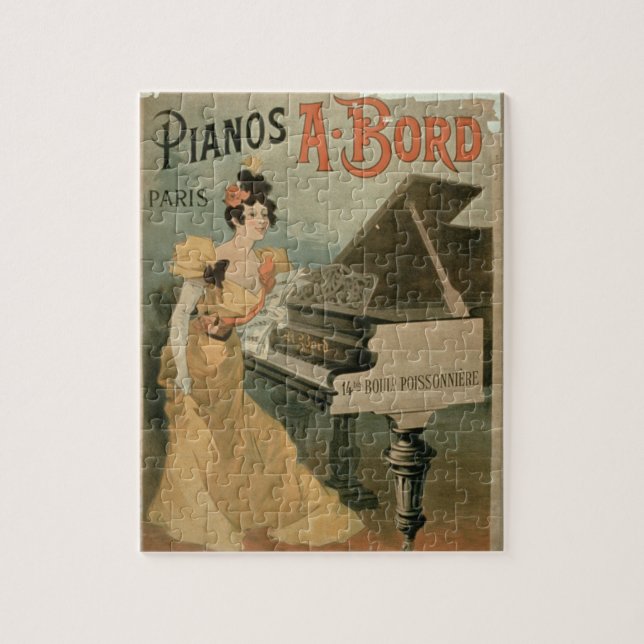 Anzeige für "A. Bord Pianos, Paris" (Farbe (Vertikal)