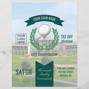 Anzeige für Club-/Unternehmensgolfturnier Flyer