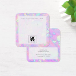 Anzeige für das Logo "Iridescent Opal Marble Earri