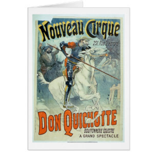Anzeige für "Don Quichote, neuer Zirkus", Pferd