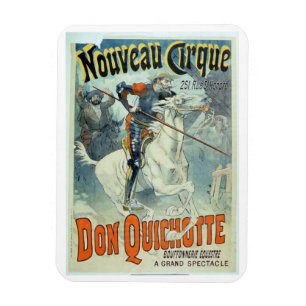 Anzeige für "Don Quichote, neuer Zirkus", Pferd Magnet