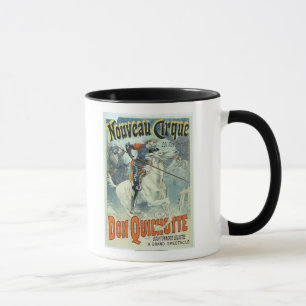 Anzeige für "Don Quichote, neuer Zirkus", Pferd Tasse