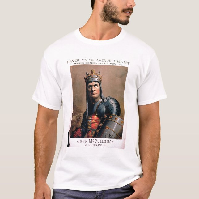 Anzeige für 'John McCullough als Richard III T-Shirt (Vorderseite)