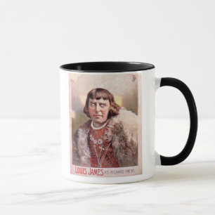 Anzeige für "Louis James als Richard III" (Co Tasse