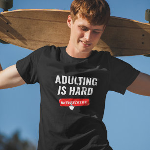 Anzeige ist schwierig - Abmelden Individuelles A T-Shirt
