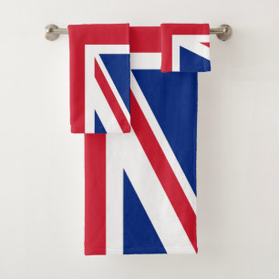 Anzeigen Ihrer Farben - Großbritannien Badhandtuch Set