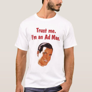 Anzeigen-Mann-T - Shirt