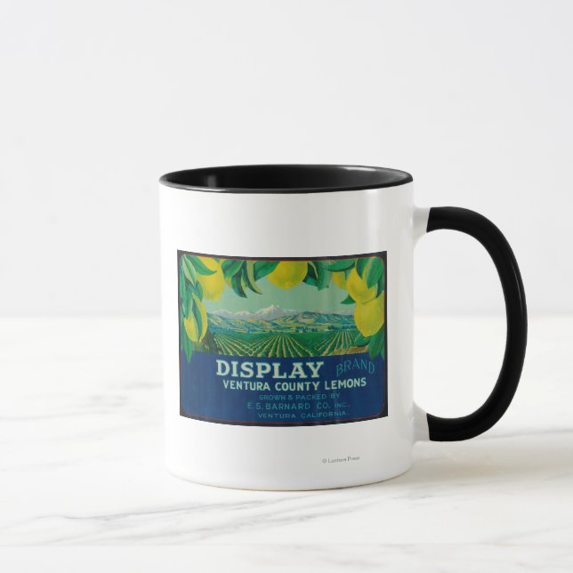 Anzeigen von Lemon LabelVentura, CA Tasse (Rechts)