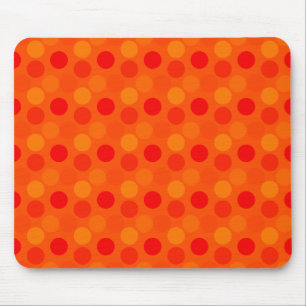 Anzeigen von Punkten Orange Maus Pad Mousepad