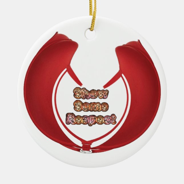 Anzeigen von Respektsgrafik Keramikornament (Vorne)