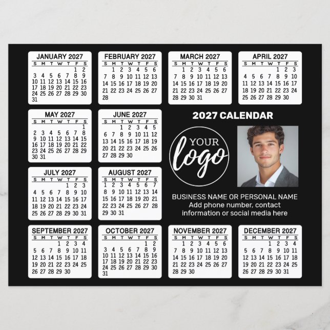 Anzeigenkalender auf Papier (Vorderseite)