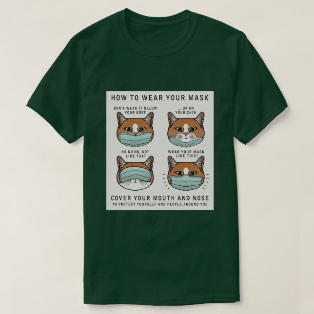 Anziehen der Maske 3 T-Shirt (Design vorne)