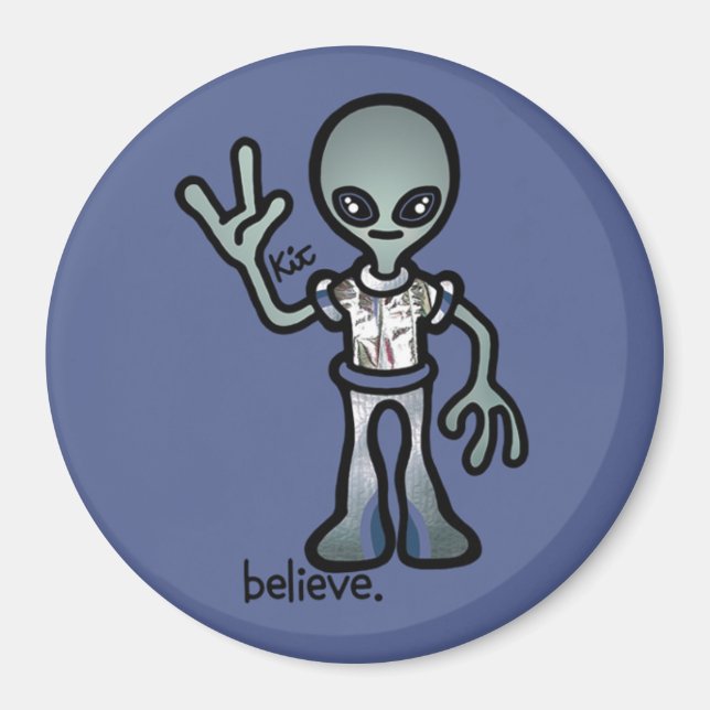 Anziehungskraft der Alien. Magnet (Vorne)