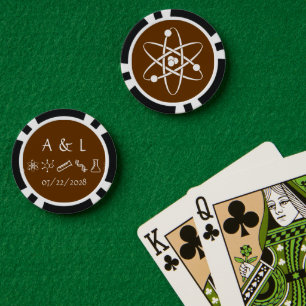 Anziehungskräfte in Schokolade Pokerchips