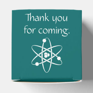 Anziehungskräfte in Teal Favor Box Geschenkschachtel