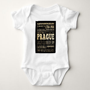 Anziehungskräfte und berühmte Orte von Prag Baby Strampler