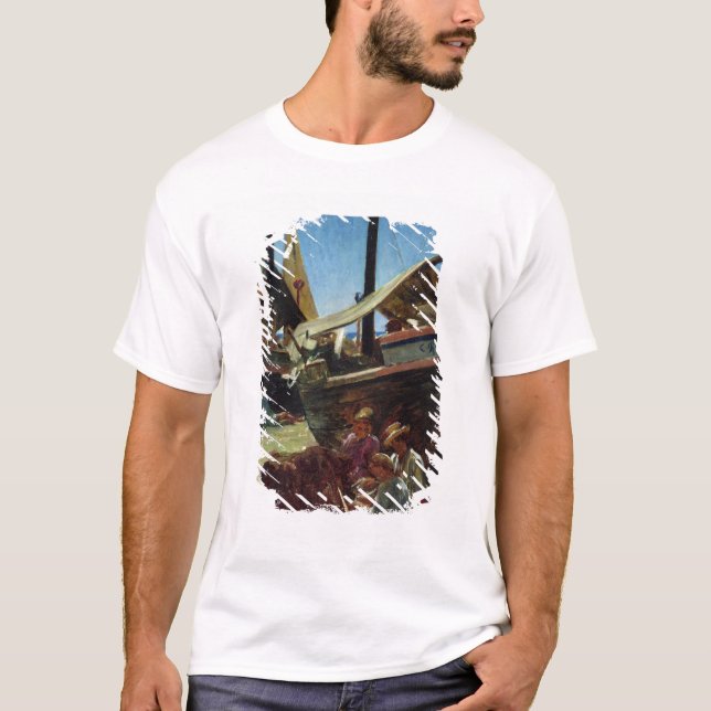 Anzio, der Hafen T-Shirt (Vorderseite)