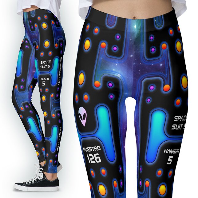 Anzug bearbeiten und eigene Logos hinzufügen Leggings (Von Creator hochgeladen)