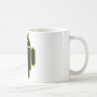 Anzug herauf androides Grün Kaffeetasse
