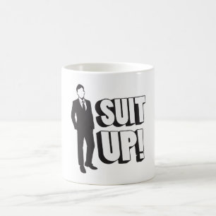Anzug oben! kaffeetasse