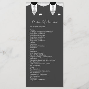 Anzug und Krawatte Gay Grey Service Order Programm