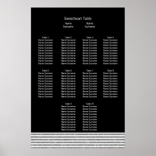 Anzug und Krawatte Gay Wedding Plan Poster
