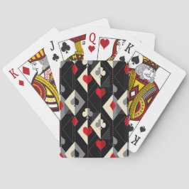 Anzug von Spielkarten im Poker.