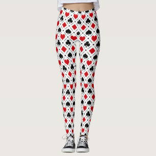 Anzüge auf Karten Leggings
